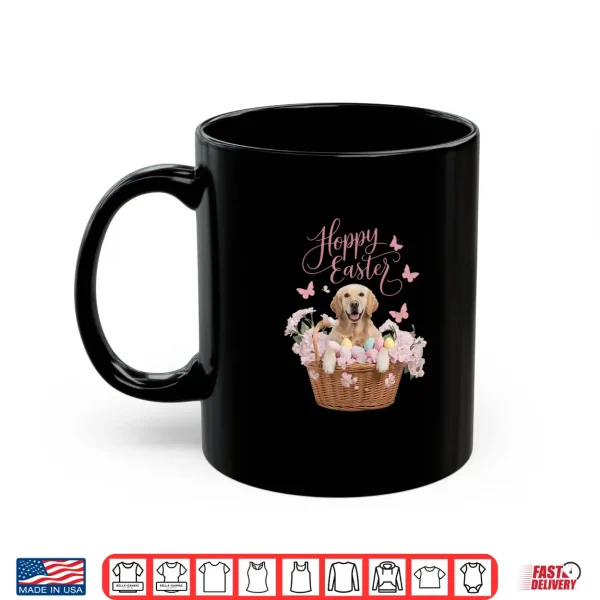 Mug Golden Retriever Easter Bunny Eggs Hunting Dog Lovers Shirt