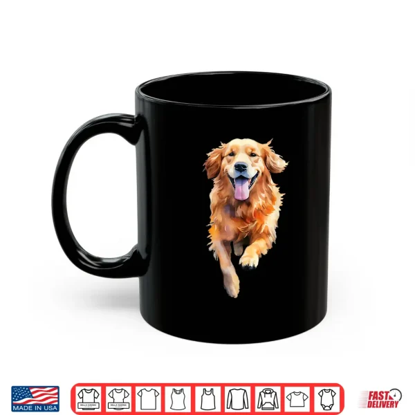 Mug Golden Retriever Illustration Art Dog Owner Pet Lover Shirt