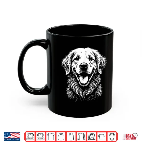 Mug Golden Retriever Illustration Shirt