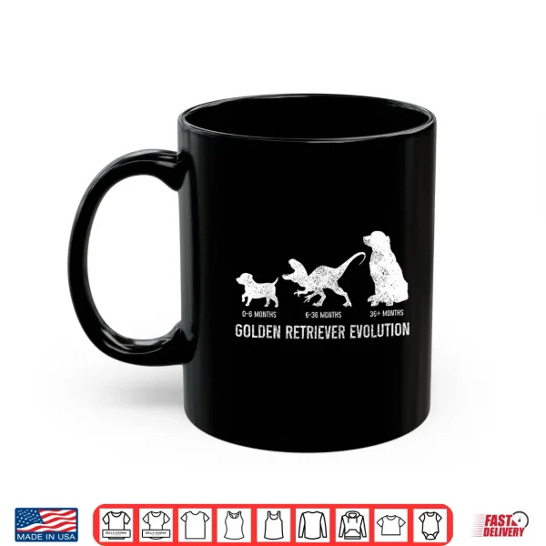 Mug Golden Retriever Mom Dad Puppy Funny Dog Owner Dog Lover Shirt