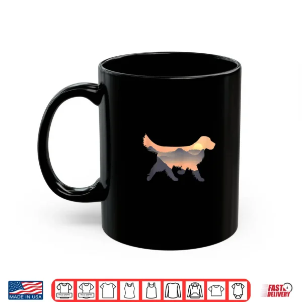Mug Golden Retriever Silhouette Golden Retriever Lovers Shirt