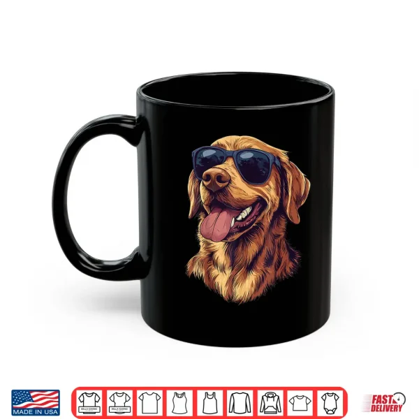 Mug Golden Retriever Sunglasses Shirt