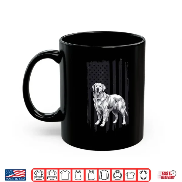 Mug Golden Retriever USA Flag Shirt