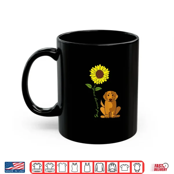 Mug Good Morning Sunshine Golden Retriever Mother Sunflower Shirt