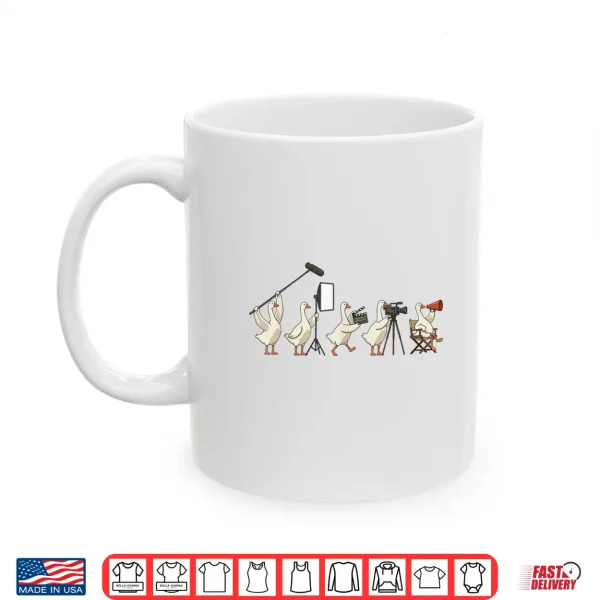 Mug Goose Movie Crew Filmmaking Director Camera Shirt