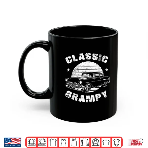 Mug Grampy Vintage Retro Classic Funny Car Lover Enthusiast Shirt
