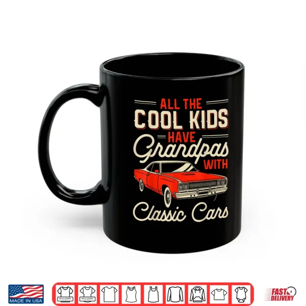 Mug Grandpas with Classic Cars Funny Old Car Enthusiast Shirt