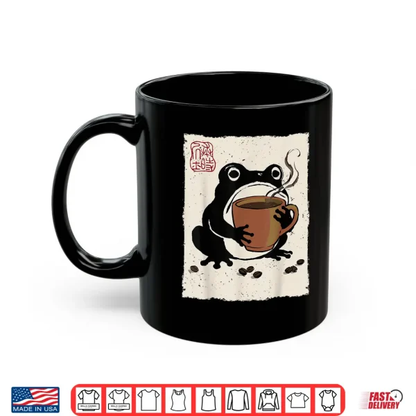 Mug Grumpy Frog Funny Coffee Espresso Anime Japanese Shirt