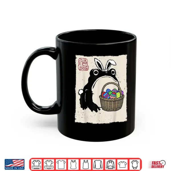 Mug Grumpy Frog Funny Easter Bunny Anime Japanese Shirt