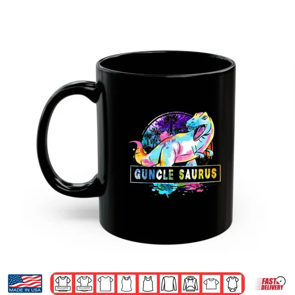 Guncle Saurus Dinosaur T Rex Rainbow Pride Color Gay Uncle Shirt 3 Mug Guncle Saurus Dinosaur T Rex Rainbow Pride Color Gay Uncle Shirt