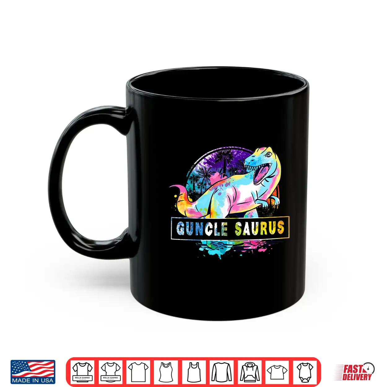 Guncle Saurus Dinosaur T Rex Rainbow Pride Color Gay Uncle Shirt Guncle Saurus Dinosaur T Rex Rainbow Pride Color Gay Uncle Shirt