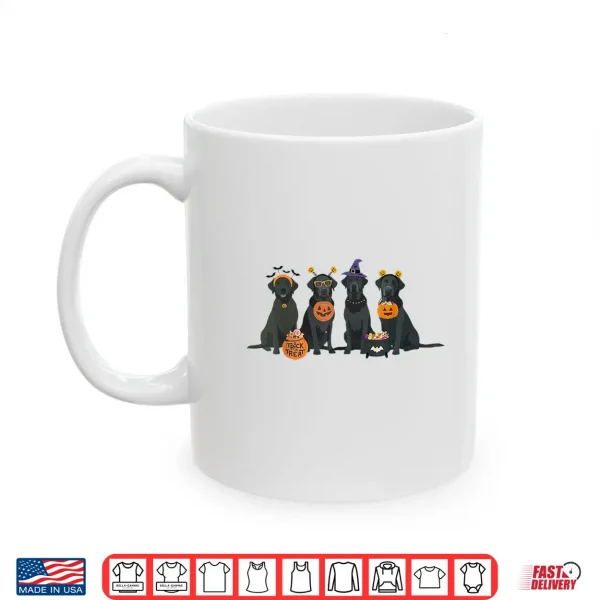 Mug Halloween Black Lab Fall Labrador Retriever Halloween Dog Shirt