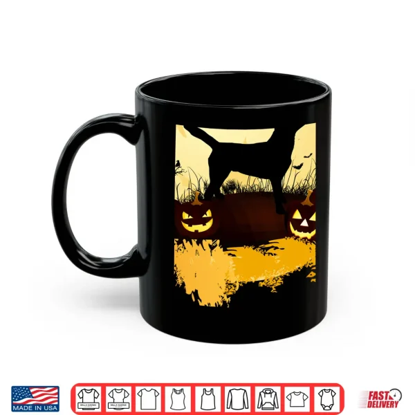 Mug Halloween Labrador Retriever Shirt Dog Pumpkin Bat Shirt