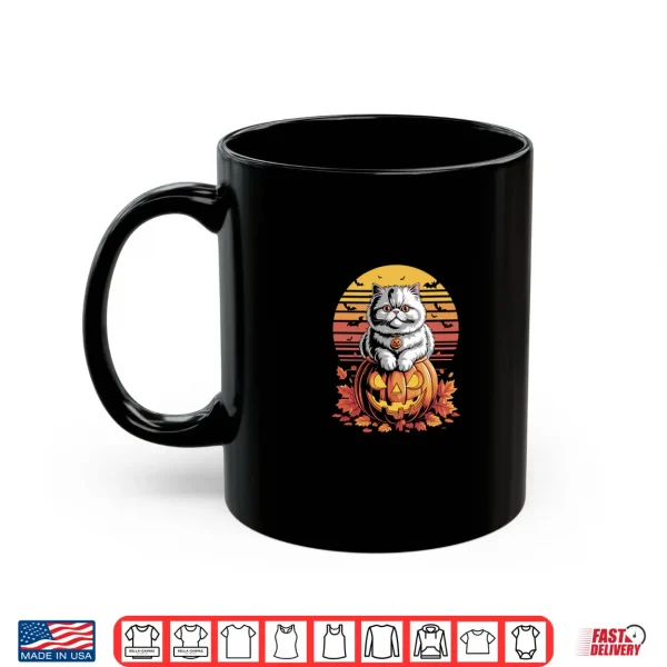 Mug Halloween Retro Persian Cat Persian Longhair Shirt