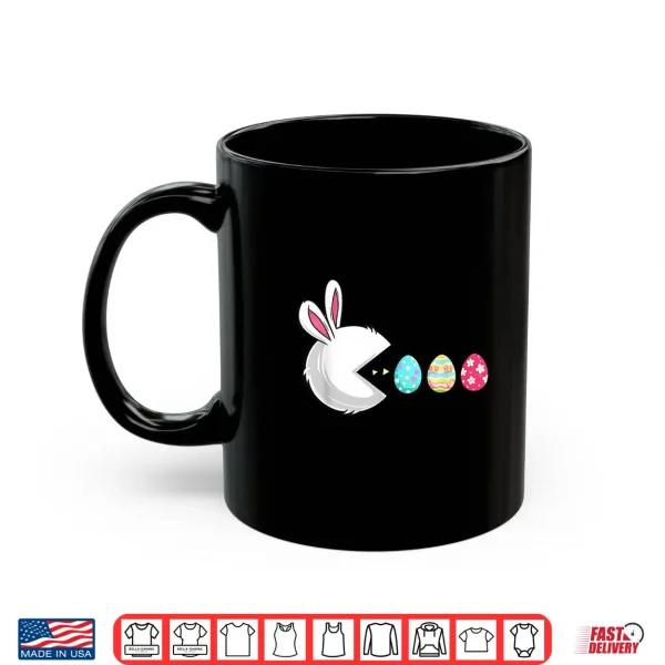 Mug Happy Easter Day Bunny Egg Gamer Video Game Kids Men Boys Shirt
