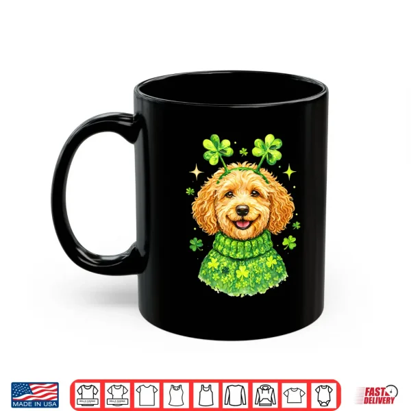 Mug Happy Saint Patricks Day Poodle Dog Puppy Lover Boys Girl Shirt
