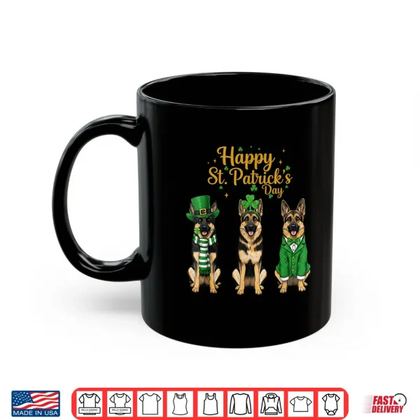 Mug Happy St Patricks Day Shepherd Dog Graphic German Shepherd Shirt
