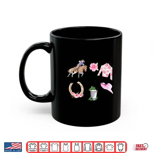 Mug Horse Racing Doodles Talk Derby To Me Funny Derby Day Shirt