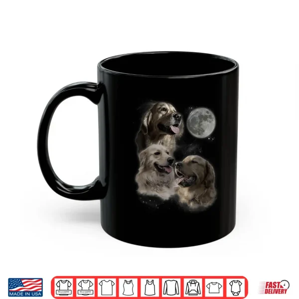 Mug Howling at the Moon Shirt Funny Golden Retriever Shirt
