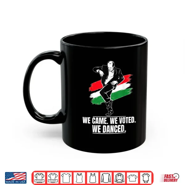 Mug Hungarian Election 2026 Tisza Victory Dancing Politician Shirt