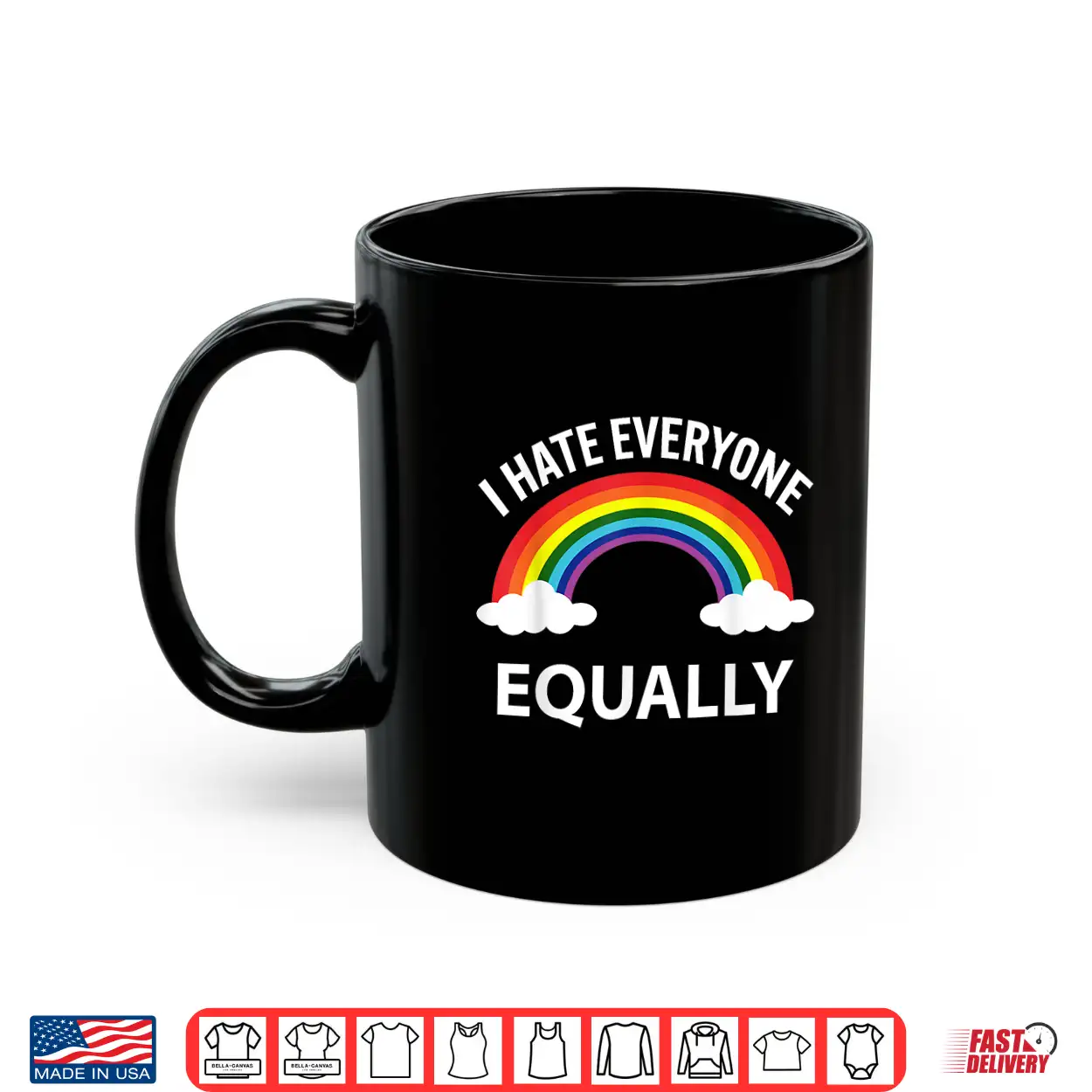 I Hate Everyone Equally Lgbtq Pride Month Flag Rainbow Shirt I Hate Everyone Equally Lgbtq Pride Month Flag Rainbow Shirt