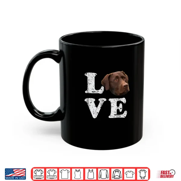Mug I Love My Chocolate Lab Shirt Labrador Retriever Dog Tee