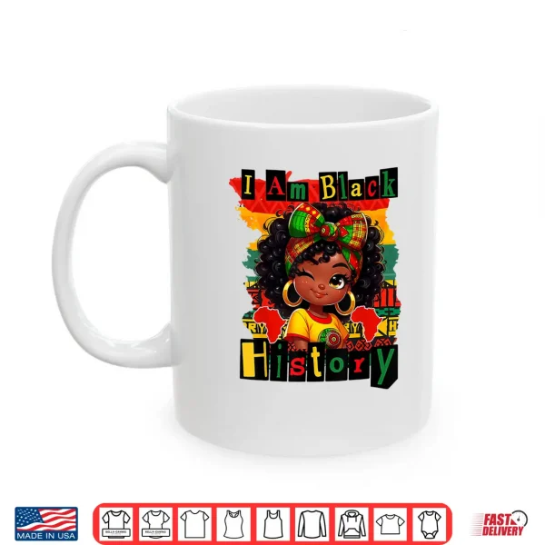 Mug I am Black History Juneteenth Boy Girl Kids BHM Shirt