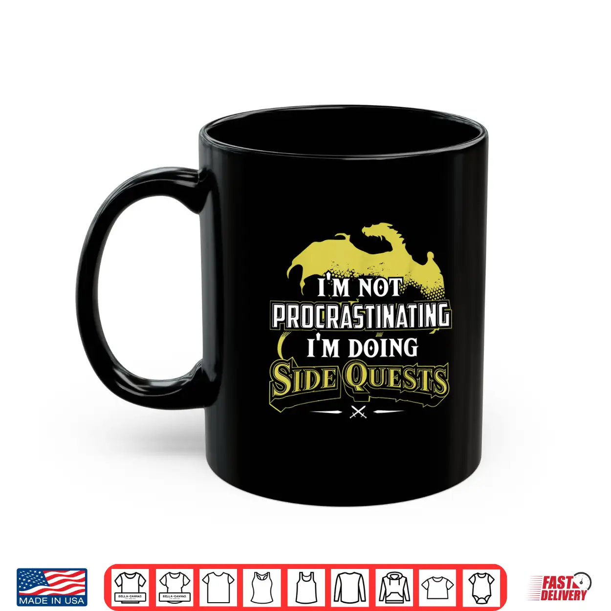 I’M Not Procrastinating I’M Doing Side Quests Rpg Gamer Shirt I’M Not Procrastinating I’M Doing Side Quests Rpg Gamer Shirt