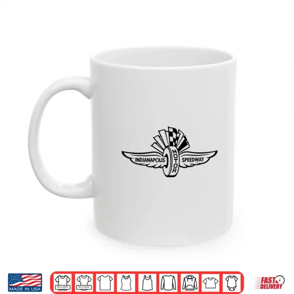 Mug Indy 500 Indianapolis Motor Sport Black Logo Shirt