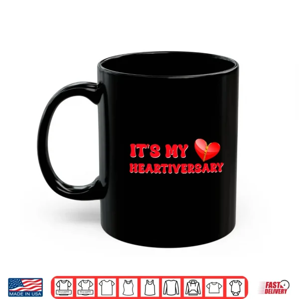 Mug Its My Heartiversary CHD Awareness Hearts Diseases Surgery Performance Shirt
