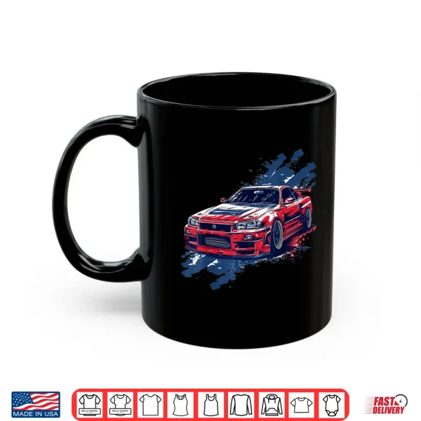 Mug JDM Drift Japanese Style Car Retro Enthusiast Shirt