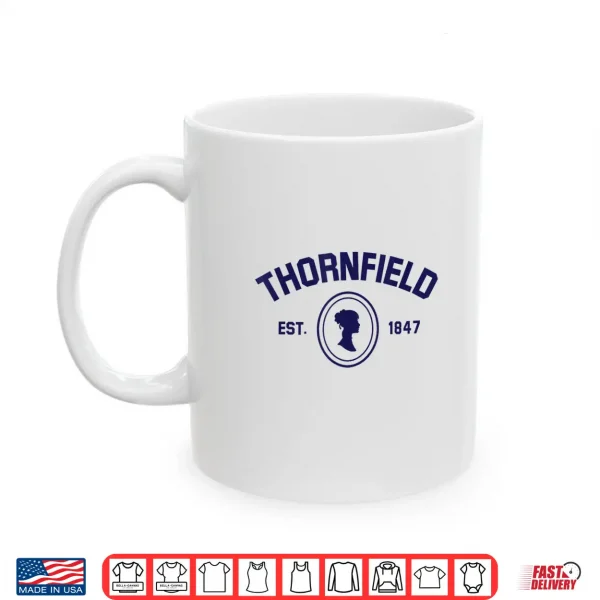 Mug Jane Eyre Charlotte Bronte Thornfield 1847 Shirt