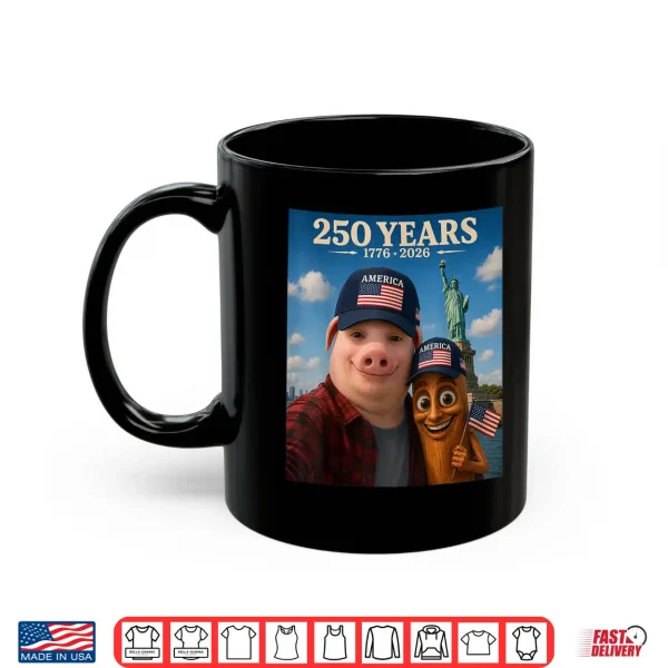 John Pork Tung Tung Tung Sahur Brainrot 250 Years 1776 2026 Shirt 3 Mug John Pork Tung Tung Tung Sahur Brainrot 250 Years 1776 2026 Shirt