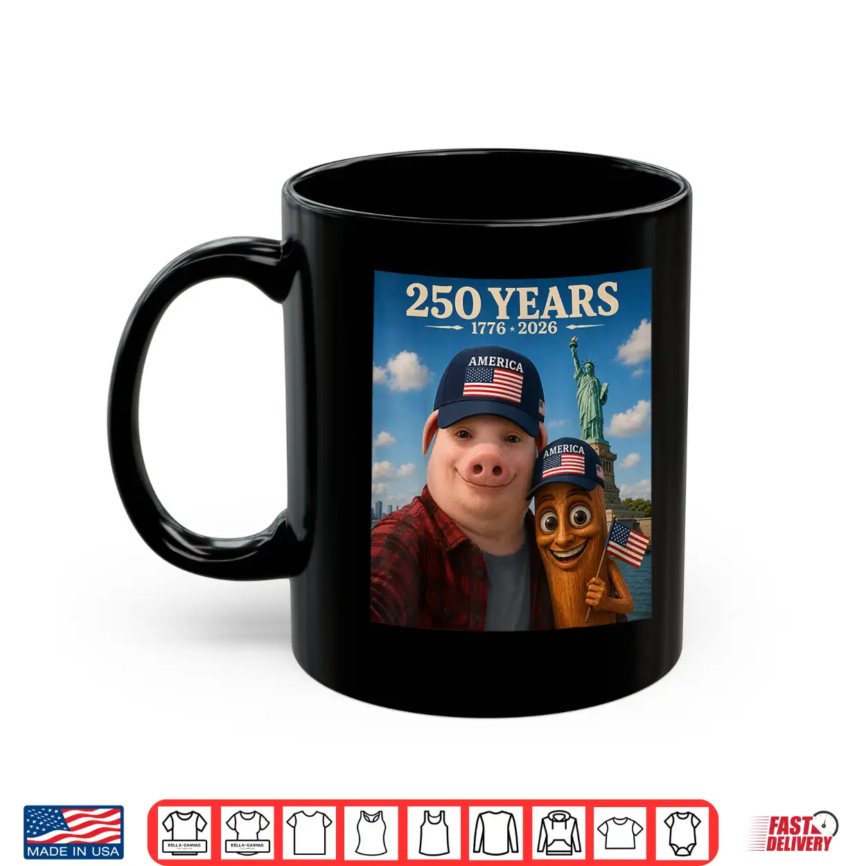 John Pork Tung Tung Tung Sahur Brainrot 250 Years 1776 2026 Shirt John Pork Tung Tung Tung Sahur Brainrot 250 Years 1776 2026 Shirt