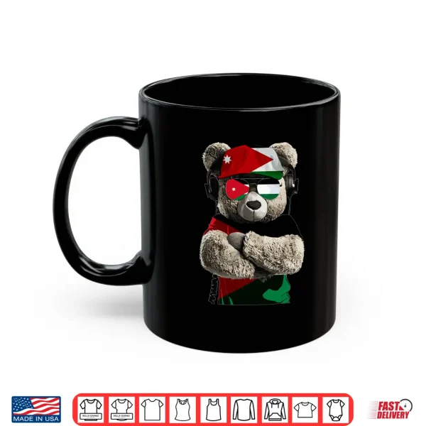 Jordanian Flag Bear Sunglasses Souvenirs Products Jordan Performance Shirt 3 Mug Jordanian Flag Bear Sunglasses Souvenirs Products Jordan Performance Shirt