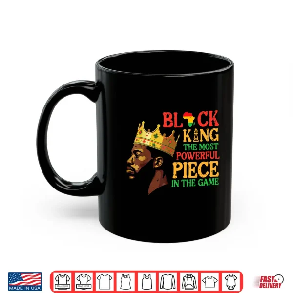 Mug Juneteenth Black King Black History African Dad Men Shirt