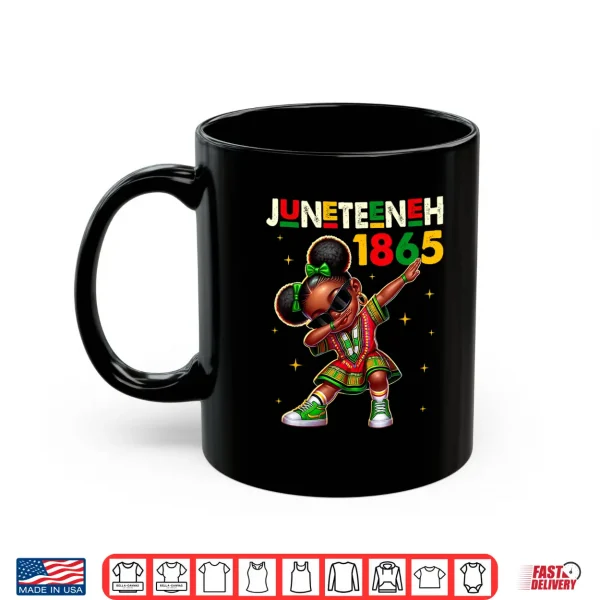 Mug Juneteenth Dabbing Black Girls Queen Melanin Brown Skin Dab Shirt