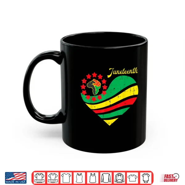 Juneteenth Heart Africa Fist June 19Th 1865 Men Women Kids Shirt 3 Mug Juneteenth Heart Africa Fist June 19th 1865 Men Women Kids Shirt