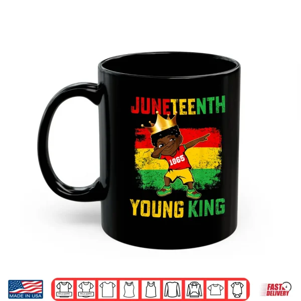 Mug Juneteenth King Celebrating Eighteen Sixty Five Black Boys Shirt