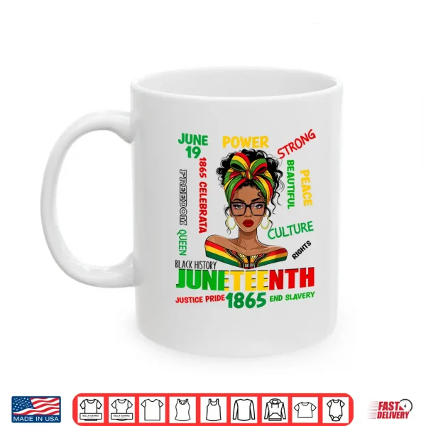 Juneteenth Women Girls Funny 1865 African American Black Shirt 3 Mug Juneteenth women girls funny 1865 African American black Shirt