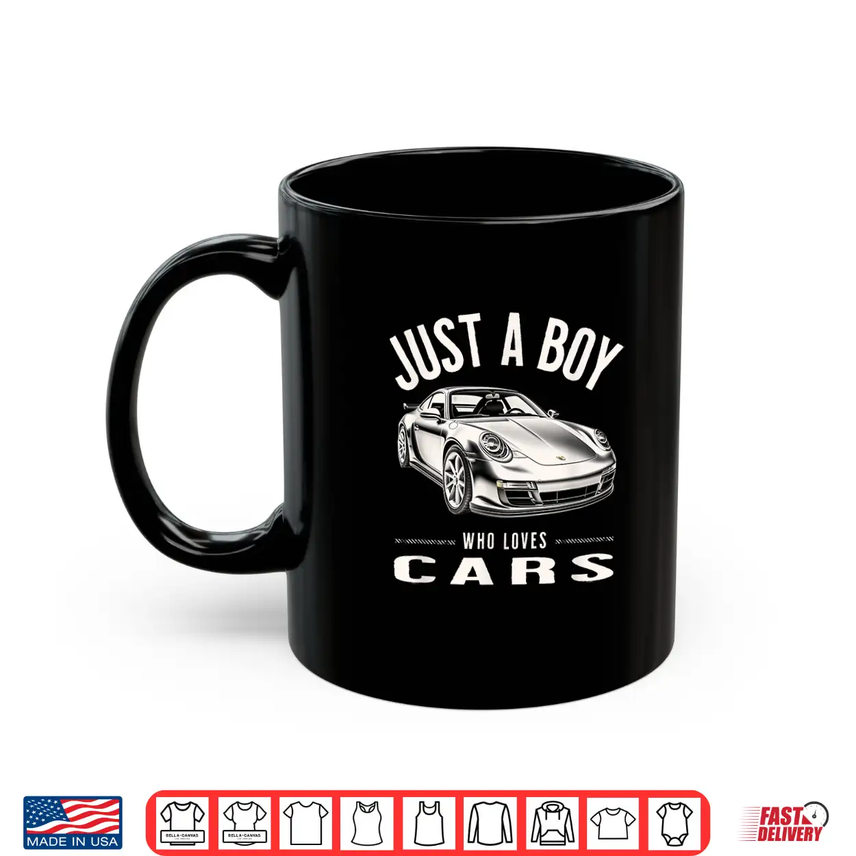 Just A Boy Who Loves Cars Supercar Sports Car Shirt Just A Boy Who Loves Cars Supercar Sports Car Shirt