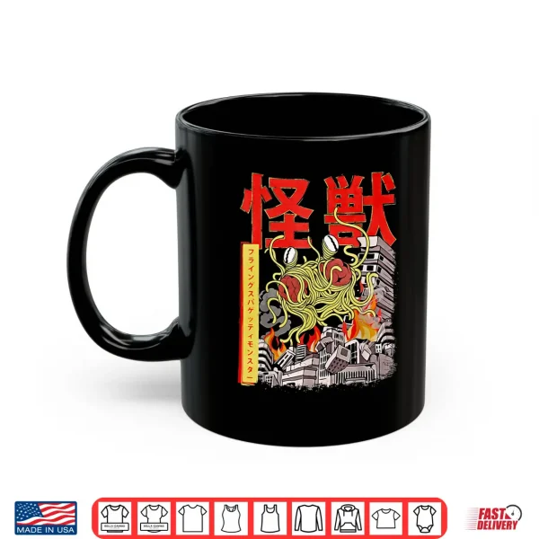 Mug Kaiju Flying Spaghetti Monster Japanese Anime FSM Pastafari Shirt