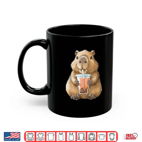 Mug Kawaii Anime Capybara Boba Shirt