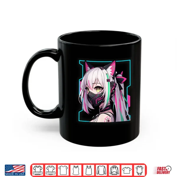 Mug Kawaii Japanese Manga Anime Aesthetics Cyberpunk Techwear Shirt