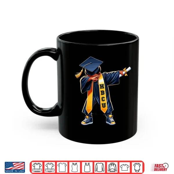 Mug Kids HBCU Funny Boys Grad Dabbing Graduation Shirt