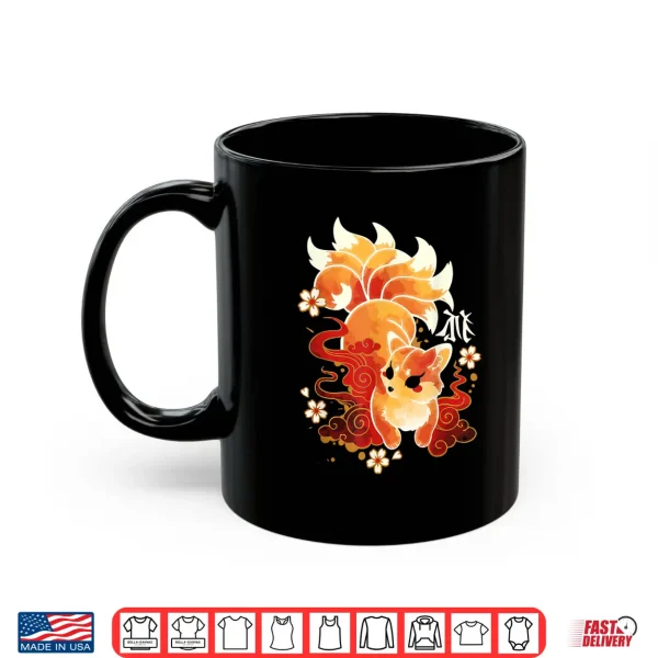 Mug Kitsune Fox Animal Cute Japanese Anime Kawaii Fox Shirt