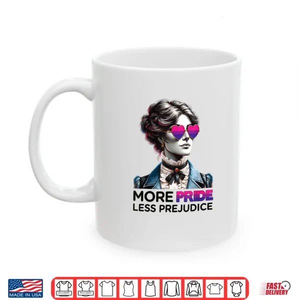 Lgbt Bisexual Proud Pride Month More Pride Less Prejudice Shirt 3 Mug LGBT Bisexual Proud Pride Month More Pride Less Prejudice Shirt