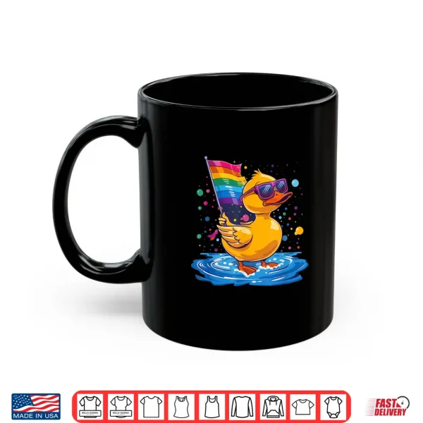 Mug LGBT Rubber Duck Rainbow LGBT Parade Gay Pride Month LGBTQ Shirt