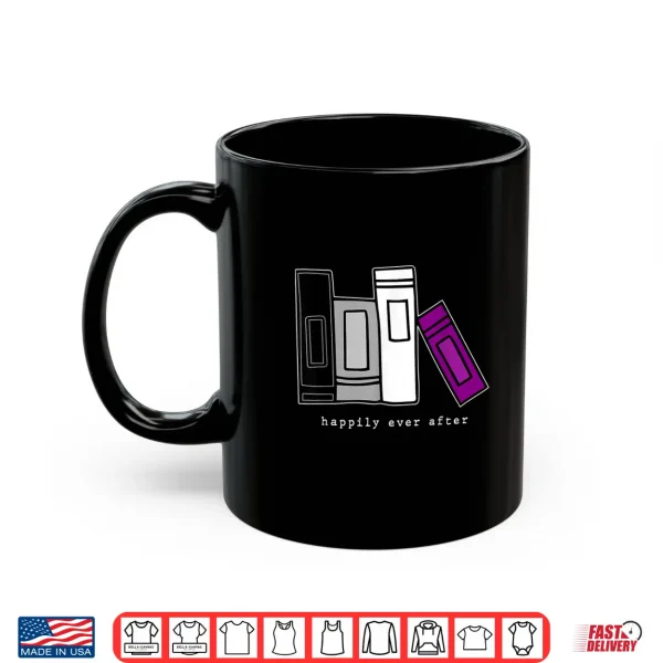 Mug LGBTQ Asexual Pride Books LGBTQIA Pride Month Asexual Shirt