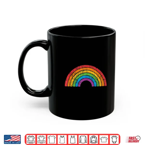 Mug LGBTQ Rainbow Flag Gay Pride LGBT Awareness Month Vintage Shirt